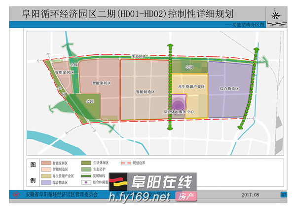 区二期控制性详细规划  通过加快实施循环经济,产业兴城和城市产业化